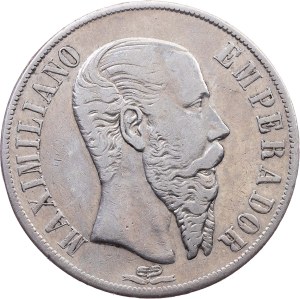 Mexico, 1 Peso 1867, Mo