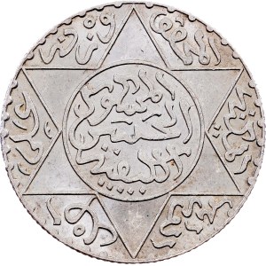 Morocco, 2 1/2 Dirhams AH1299 (1882), Paris