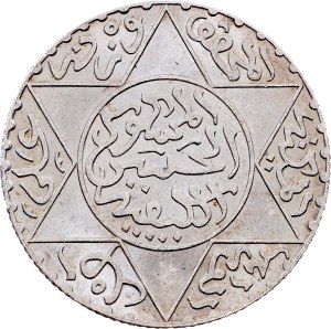 Morocco, 2 1/2 Dirhams AH1299 (1882), Paris