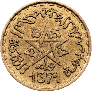 Morocco, 10 Francs 1371 (1952), Paris