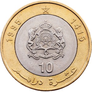 Morocco, 10 Dirhams 1415 (1995)  