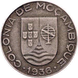 Mozambique, 1 Escudo 1936, Lisbon