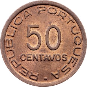 Mozambique, 50 Centavos 1945, Lisbon