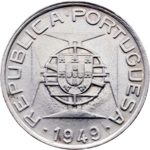 Mozambique, 5 Escudos 1949, Lisbon