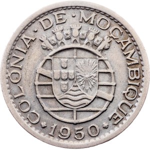 Mozambique, 50 Centavos 1950, Lisbon