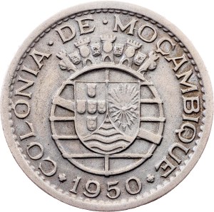 Mozambique, 50 Centavos 1950, Lisbon