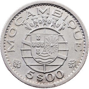 Mozambique, 5 Escudos 1960, Lisbon
