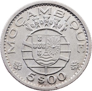 Mozambique, 5 Escudos 1960, Lisbon