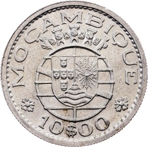 Mozambique, 10 Escudos 1966, Lisbon