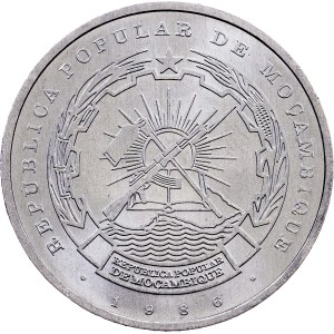 Mozambique, 1 Metical 1986