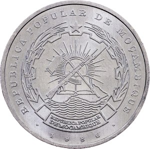 Mozambique, 1 Metical 1986