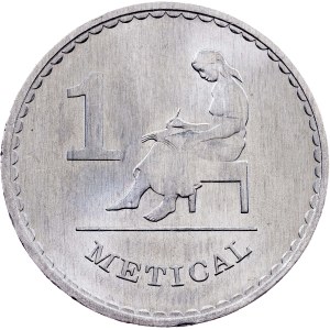 Mozambique, 1 Metical 1986