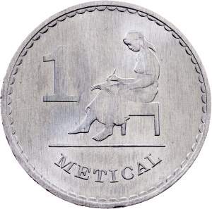 Mozambique, 1 Metical 1986