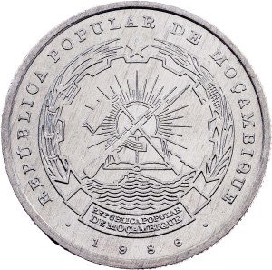 Mozambique, 10 Meticais 1986