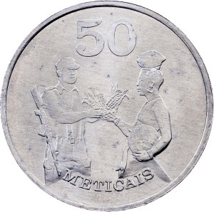 Mozambique, 50 Meticais 1986