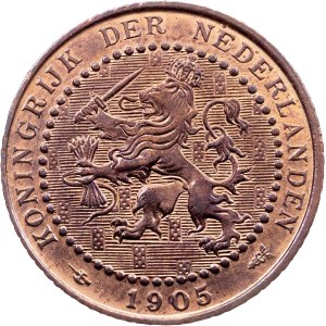 Netherlands, 1 Cent 1905, Utrecht