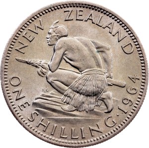 New Zealand, 1 Shilling 1964, London