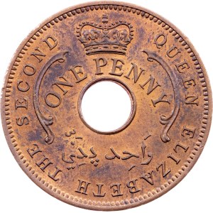 Nigeria, 1 penny 1959, Londra