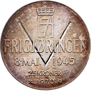 Norway, 25 Kroner 1970, Kongsberg