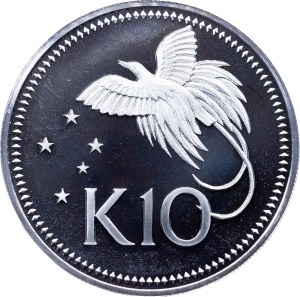 Papua New Guinea, 10 Kina 1975, Wawa