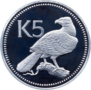 Papua New Guinea, 5 Kina 1976, Wawa