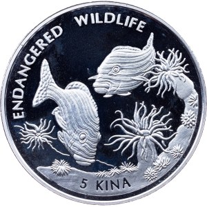 Papua New Guinea, 5 Kina 1997