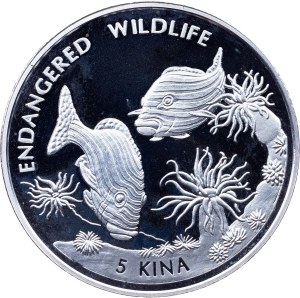 Papua New Guinea, 5 Kina 1997