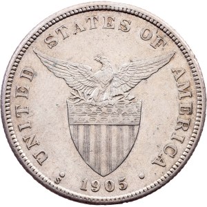 Philippines, 50 Centavos 1905, San Francisco