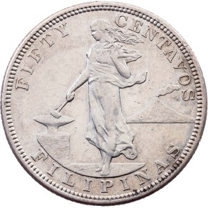 Philippines, 50 Centavos 1905, San Francisco