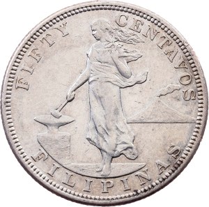 Philippines, 50 Centavos 1905, San Francisco