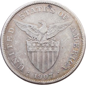 Philippines, 1 Peso 1907, San Francisco