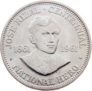 Philippines, 1 Peso 1961, Philadelphia