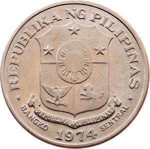Philippines, 1 Piso 1974