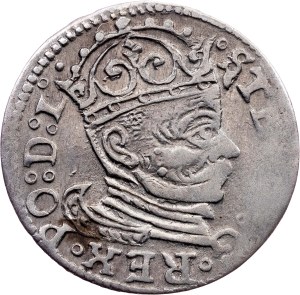 Stephen Báthory, 3 Groszy / Trojak 1583, Riga