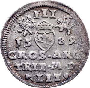 Sigismund III. Vasa, Trojak / 3 Grosze 1589, Vilnius