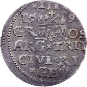 Sigismund III. Vasa, 3 Groszy / Trojak 1593, Riga