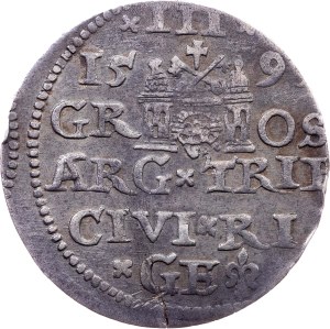 Sigismund III. Vasa, 3 Groszy / Trojak 1593, Riga