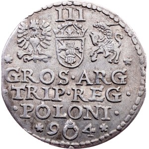 Sigismund III. Vasa, Trojak / 3 Grosze 1594, Malbork