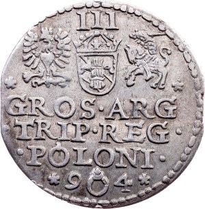 Sigismund III. Vasa, Trojak / 3 Grosze 1594, Malbork