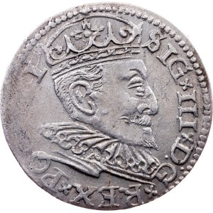 Sigismund III. Vasa, 3 Groszy / Trojak 1596, Riga