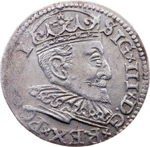 Sigismund III. Vasa, 3 Groszy / Trojak 1596, Riga