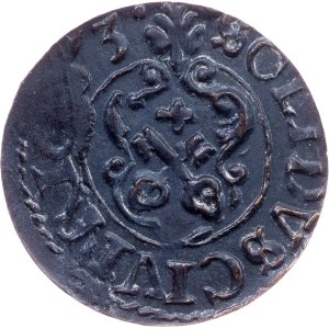 Carl X. Gustav, Solidus 1663, Riga