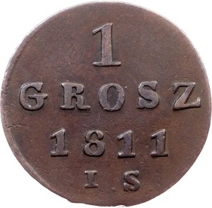 Friedrich August I., 1 Grosz 1811, I.S., Warsaw