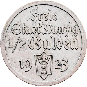 Danzig, 1/2 Gulden 1923, Utrecht