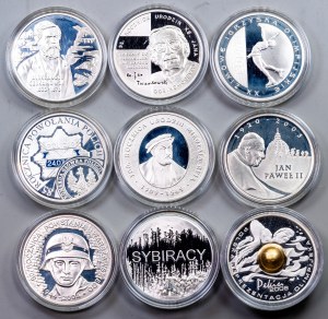 Poland, 10 Zlotych 2004, 2005, 2006, 2008, 2010
