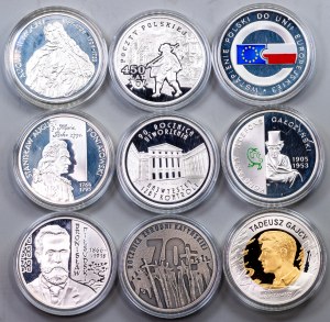 Poland, 10 Zlotych 2004, 2005, 2006, 2008, 2010
