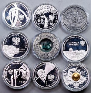 Poland, 10 Zlotych 2004, 2008, 2009, 2010