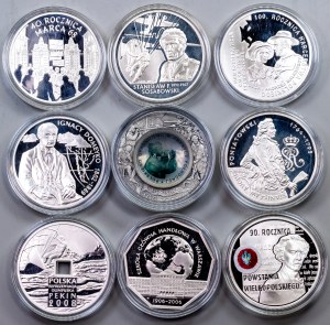 Poland, 10 Zlotych 2004, 2005, 2006, 2007, 2008, 2010