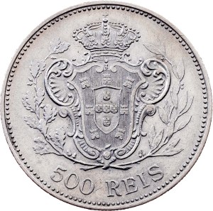 Portugal, 500 Reis 1908, Lisbon