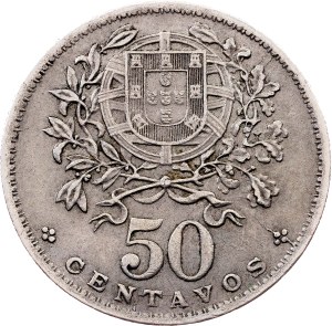 Portugal, 50 Centavos 1928, Lisbon